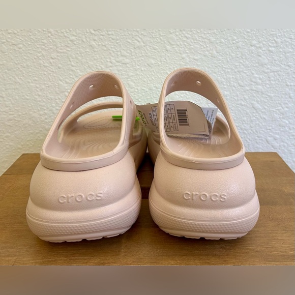 NEW CROCS Size 9 CLASSIC CRUSH Sandals QUARTZ Color SLIP ON - Picture 6 of 8